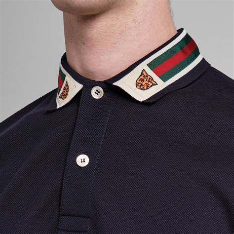 gucci tiger collar shirt replica|gucci knockoff clothing for men.